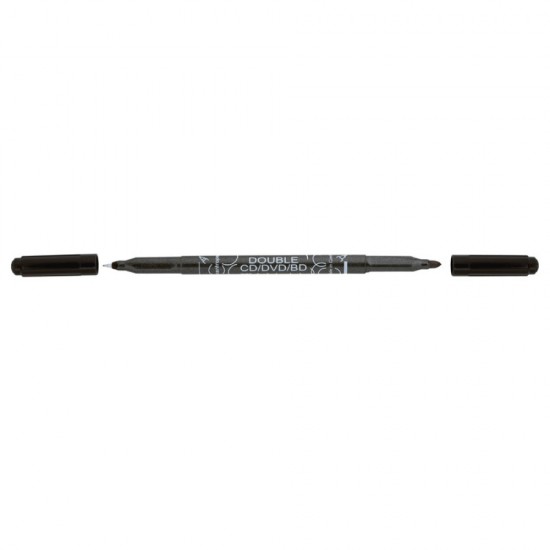 Marker Cd 2 Capete Negru 0.6/2.5mm 3616 Centropen