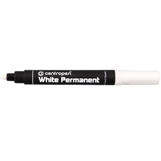 Marker Permanent Alb 2.5mm 8586 Centropen