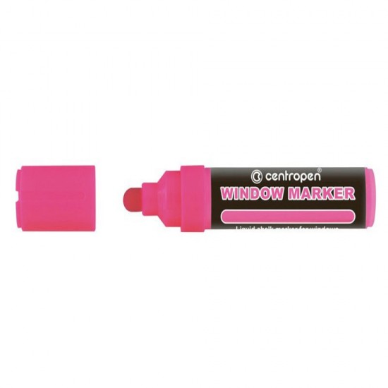 Marker Creta Lichida Roz Neon 2-15mm Varf Rotund 9121 Centropen