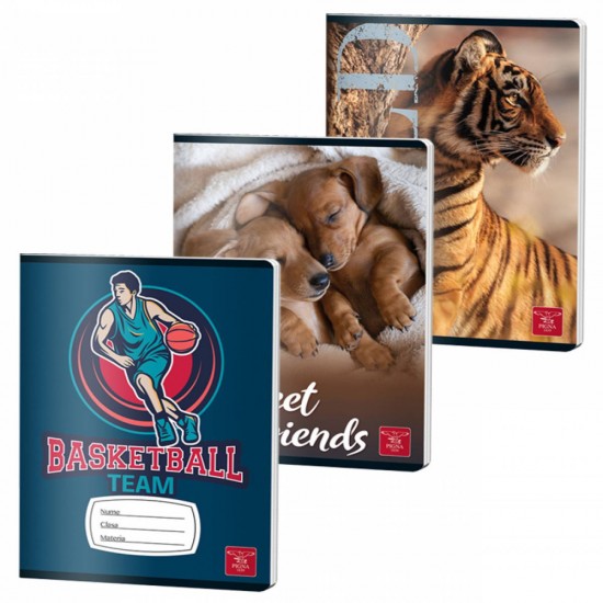 Caiet A5 48 File Velin Color Pigna