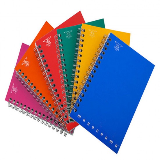 Carnet Spira A7 70 File Aritmetica Monocromo Pigna