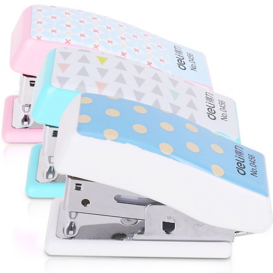 Capsator DELI Mini 12 Coli + Capse Nr.10, Culoare Diverse Modele