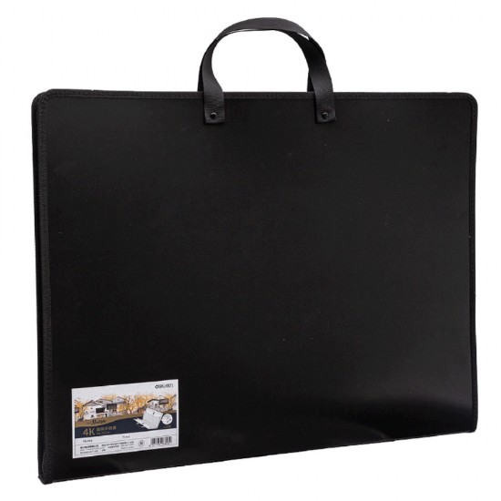 Servieta Pp Pentru Portofoliu Pictura 590x460x35mm Neagra Deli
