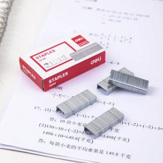 Set 1000 Capse Metalice Deli 24/6, 25 Coli, Capse Metalice 24/6, Capse din Metal, Set de Capse 24/6, Deli Capse de Metal la Set, Seturi de Capse Metalice 24/6, Set Capse pentru Hartie, Capse de Birou Deli