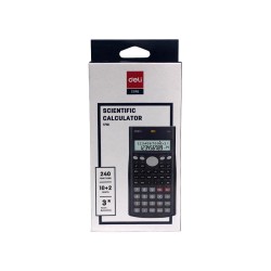 Calculator Stiintific Deli 1710, 12 Digits, Negru, 240F, Alimentare Baterie, Calculator Stiintific 12 Digits, Calculator Stiintific Bun, Calculator 12 Digits Stiintific , Calculator Portabil Stiintific, Calculator Portabil Profesionist