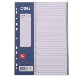 Separatoare Index Plastic 1-31 Deli
