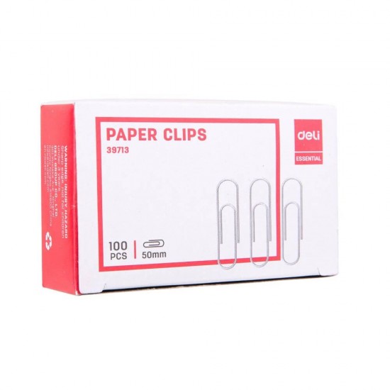 Agrafe Metalice Deli, 50 mm, 100 Buc/Cutie, Set Agrafe de Metal, Set Agrafe Metal, Set Agrafe Birou, Set Agrafe de Birou, Set Agrafe pentru Birou, Set Agrafe Hartii, Set Agrafe pentru Hartii, Set Agrafe de Hartie, Set Agrafe Metal 50 mm