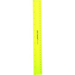 Rigla Flexibila Deli, 30 cm, Galben, Rigla Colorata Flexibila, Rigla Colorata Transparenta Flexibila, Rigla Transparenta Colorata, Rigla 30 cm, Rigla Mare, Rigla Lunga, Rigla pentru Scoala, Rigla Scoala, Rigle Colorate Transparente Flexibile
