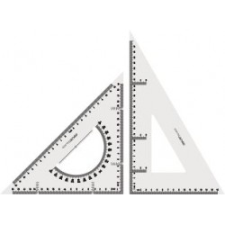 SET 2 ECHERE 28CM TRANSPARENTE DELI