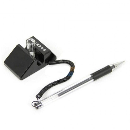 Pix cu Suport si Snur Deli, 0.5 mm, Negru, Pix cu Suport Adeziv si Snur Negru, Pix cu Suport Adeziv si Cablu Negru, Pix cu Suport si Cablu Negru, Pix Negru cu Suport Adeziv si Snur, Pix Negru cu Suport si Snur, Pix Negru cu Suport si Cablu