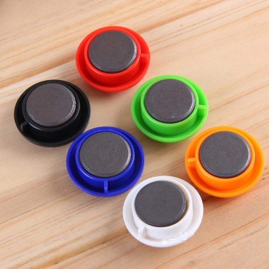 Set 6 Magneti pentru Tabla Magnetica Deli, 30 mm, Diverse Culori, Magneti Tabla, Magneti Rotunzi, Magneti Colorati, Set de Magneti, Magneti la Set, Magnet pentru Tabla, Magneti Prindere, Magnet Rotund, Magneti Frigider, Magneti Tabla de Scris