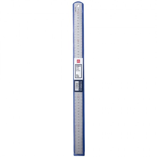 Rigla Metalica Deli, 50 cm, Rigla Metalica Gradata, Rigla Metalica 50 cm, Rigla de Metal Gradata, Rigle Metalice Gradate, Rigle Metalice 50 cm, Rigla 50 cm, Rigle 50 cm, Rigle de Metal Gradate, Liniar Metalic Gradat, Liniar Metalic 50 cm