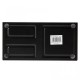 Suport Birou Deli, 3 Compartimente, Plasa Metalica, Negru, Suport Birou cu Trei Compartimente, Suport Birou cu 3 Compartimente, Suport Birou din Plasa Metalica, Suport Birou Negru, Suport Accesorii Birou, Suport Pixuri, Suport pentru Pixuri si Creioane