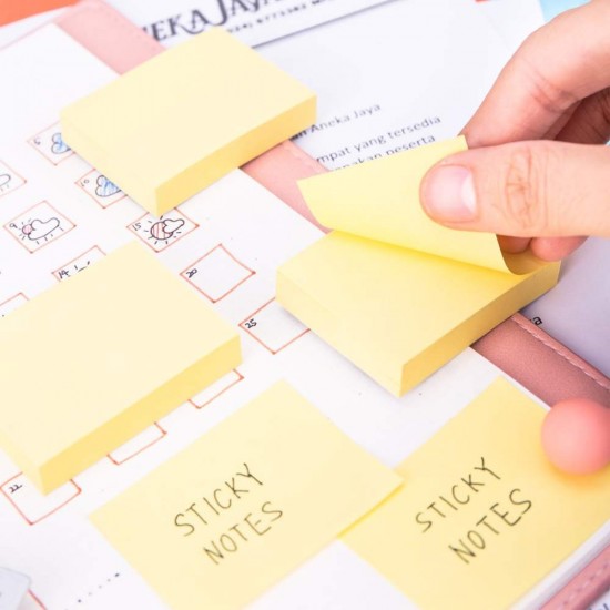 Set 300 Notite Adezive Deli Stick Up, 38x51 mm, Galben, Bloc Notite Adezive, Notite Adezive la Bloc, Set de Notite Adezive, Sticky Notes, Post It Notes, Notite Sticky, Bloc de Notite Adezive, Notite Adezive Colorate, Notite Adezive Galbene