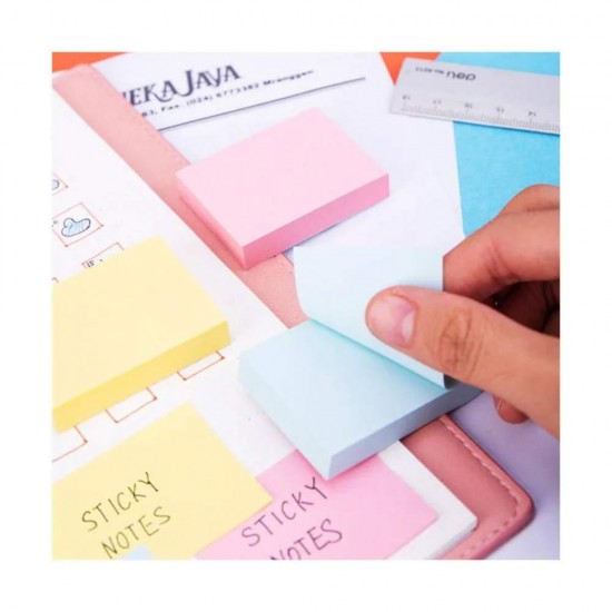 Set 300 Notite Adezive Deli Stick Up, 38x51 mm, 3 Culori, Bloc Notite Adezive, Notite Adezive la Bloc, Set de Notite Adezive, Sticky Notes, Post It Notes, Notite Sticky, Bloc de Notite Adezive, Notite Adezive 3 Culori, Notite Adezive Galbene