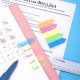 Index Adeziv Plastic, Deli Stick Up, 12x43 mm, 5 Culori Pastel, 100 File, Index Plastic cu Adeziv, Evidentiatoare pentru Carti si Caiete, Sticky Indexuri, Evidentiatoare Adezive de Pagina, Indecsi Autoadezivi, Index Autoadeziv
