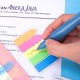 Index Adeziv Plastic, Deli Stick Up, 12x43 mm, 5 Culori Pastel, 100 File, Index Plastic cu Adeziv, Evidentiatoare pentru Carti si Caiete, Sticky Indexuri, Evidentiatoare Adezive de Pagina, Indecsi Autoadezivi, Index Autoadeziv