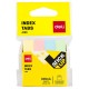 Notite Adezive Deli Stick Up, 4x19x76 mm, Culori Pastel, 400 File, Index Hartie cu Adeziv, Evidentiatoare pentru Carti si Caiete, Sticky Indexuri, Evidentiatoare Adezive de Pagina, Indecsi Autoadezivi
