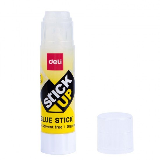 Lipici Deli Stick Transparent 8 g, Lipici Lavabil, Lipici Stick, Lipici Stick cu Uscare Rapida, Lipici pentru Uz Scolar, Lipici Scoala, Lipici Solid Mic, Lipici Stick Solid, Lipici pentru Craft, Lipici Solid cu Uscare Rapida