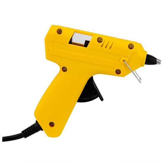 Pistol de Lipit Deli pentru Kraft, 60W, Cablu 1.5m, Galben, Pistol cu Lipici, Pistol cu Lipici pentru Kraft, Pistol de Lipit cu Lipici Cald, Pistol de Lipit pentru Kraft, Pistol cu Lipici de 60W, Pistol cu Lipici Cald, Pistol cu Lipici Fierbinte