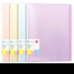 MAPA PREZENTARE 20 FOLII COP. RIGIDE CULORI PASTEL BALI DELI