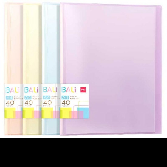 MAPA PREZENTARE 40 FOLII COP. RIGIDE CULORI PASTEL BALI DELI