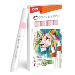 Marker Acrilic Roz Pal Color Emotion Deli