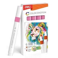 Marker Acrilic Roz Color Emotion Deli