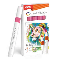 Marker Acrilic Rose Color Emotion Deli