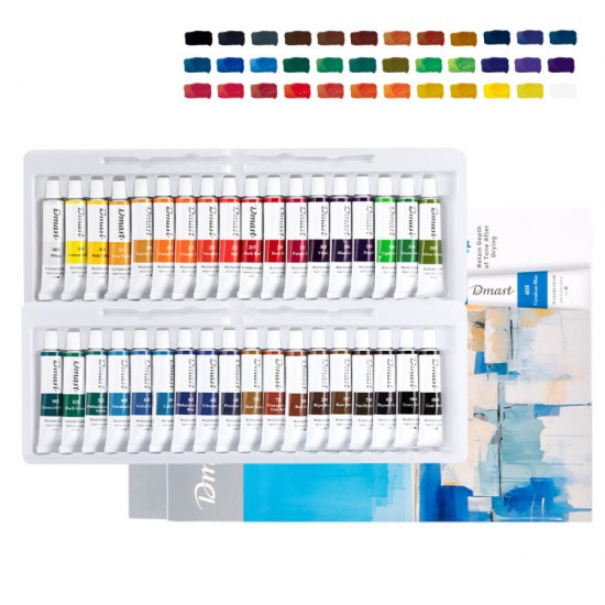 Tempera Acuarela 36 Culori 12 Ml Dmast By Pebeo