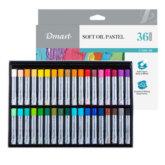 Creioane Ulei Pastel Profesionale 36 Culori Dmast By Pebeo