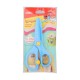 Foarfeca Scolara Lama din Plastic Deli, 13 cm, Albastru, cu Arc, Foarfeca de Plastic pentru Scoala, Foarfeca Scolara Albastra, Foarfeca pentru Copii, Foarfeca Albastra pentru Copii, Foarfeca cu Varf Rotunjit, Foarfeca pentru Scoala