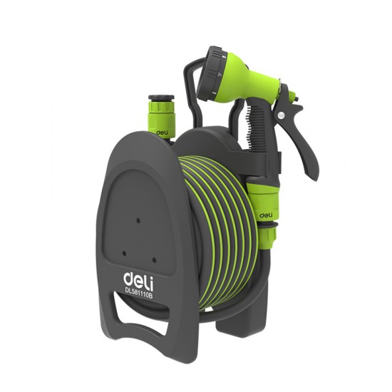 Furtun Pentru Gradina Cu Suport Si Accesorii 10m Deli