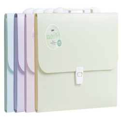 Servieta Plastic Cu Maner 7 Compartimente Diverse Culori Macarons Deli