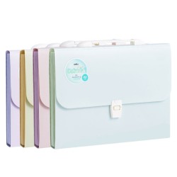 Servieta Plastic Cu Maner 13 Compartimente Diverse Culori Macarons Deli