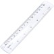 Rigla Transparenta Deli, 15 Cm, Plastic, Incolora, Rigla Din Plastic, Rigle Din Plastic, Liniar Din Plastic, Liniar Plastic, Rigle Plastic, Rigle Matematica, Rigla 15 Cm, Liniar 15 Cm, Liniar Matematica, Liniar Scoala, Rigla Scoala, Rigla Transparenta