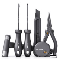 Trusa Scule 6 Piese De Baza Negru Home Series Deli