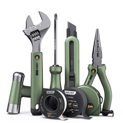 Trusa Scule 8 Piese De Baza Verde Home Series Deli