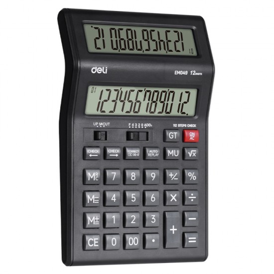 Calculator Birou 12 Dig Display Dublu M049 Deli