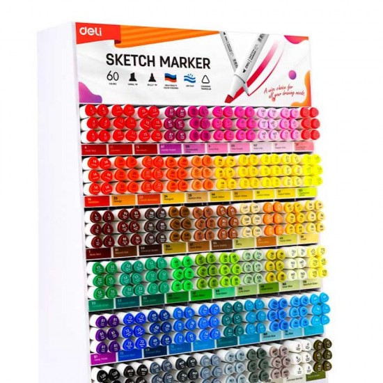 DISPLAY 360 BUC SKETCH MARKER 60 CULORI DELI
