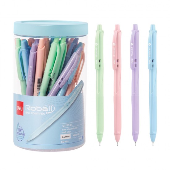 Pix Cu Mecanism 0.7mm Corp Pastel Albastru Roball Deli