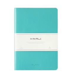 Caiet Birou A5 96 File Dictando Coperta Imitatie Piele Bleu Deli