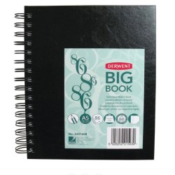 Caiet Spira Pentru Schite A5 86 File 110g Coperta Neagra Professional Derwent