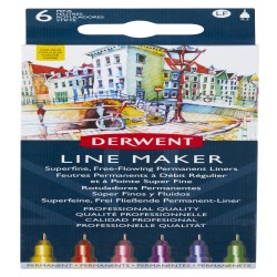 Liner 0.3 Mm Set 6 Profesional Derwent