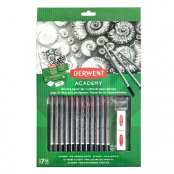 Set Creioane Grafit 6b-5h Pentru Incepatori Derwent Academy