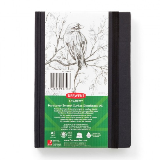 Caiet Pentru Schite Si Desen A5 128 File 135g Coperta Dura Academy Derwent