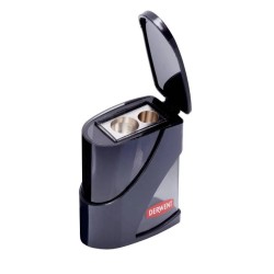 Ascutitoare Metalica Dubla Cu Rezervor Neagra Professional Derwent