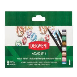Markere Metalice 8 Buc/set Derwent Academy