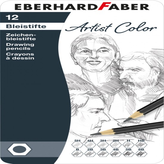 Set Arta 12 Buc Creion Grafit Faber-castell