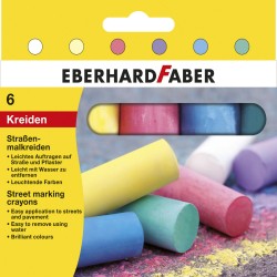 Creta 6 Culori Desen Asfalt Eberhard Faber